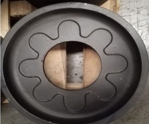 建設機械用鋳鉄製鋳物 22kg (PHC) 優れた仕上げコーティング付き