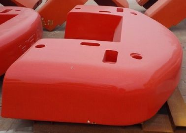 利用できる滑らかな表面OEMが付いている建設機械のカウンター ウェイト