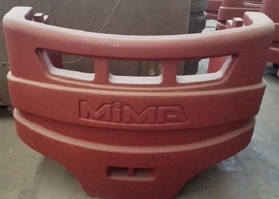 林業用ハーベスター用OEM高品質砂型鋳鉄カウンターウェイト 1000-2000kg