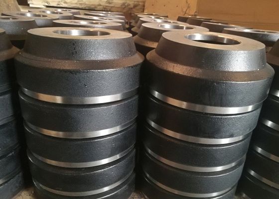 ねずみ鋳鉄を物質的塗る緑の鋳造のフォークリフトの部品のブレーキ ドラムの終わり