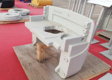滑らかな表面のカウンター ウェイト重量1500のKgの塗る積込み機の終わりのための3.5トン