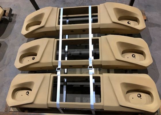 OEM砂型鋳造鉄部品 真空プロセス ミニ掘削機 カウンターウェイト 工業機械用
