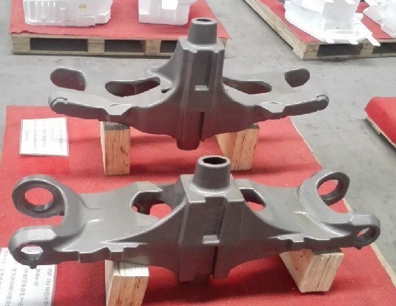 OEM 高品質の砂鋳鉄 フォークリフトトラックのための方向軸部品
